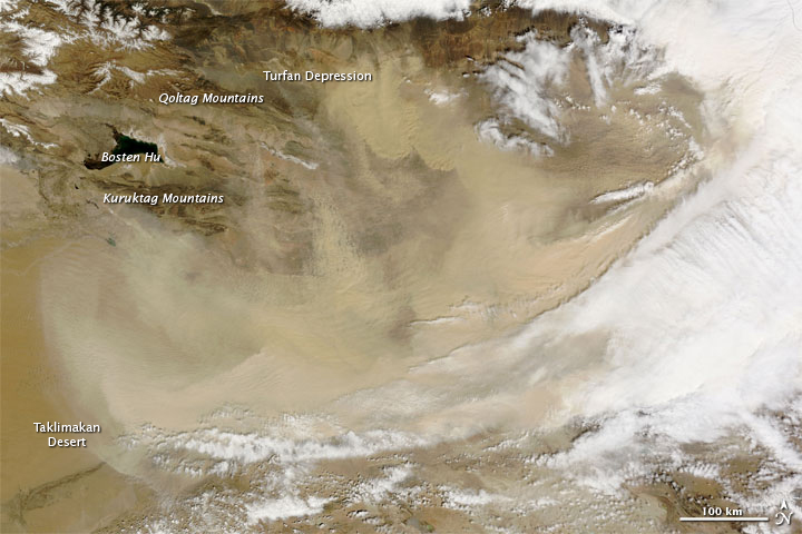 Dust in Northwest China