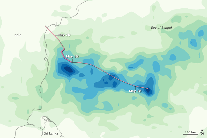 Tropical Cyclone Laila Soaks India - related image preview