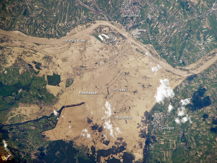 Vistula River Flooding, Southeastern Poland