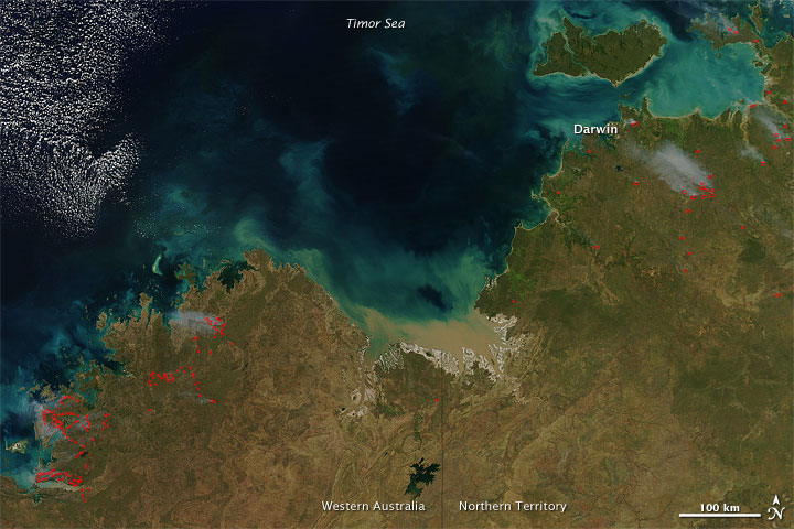 Wildfires in Northern Australia