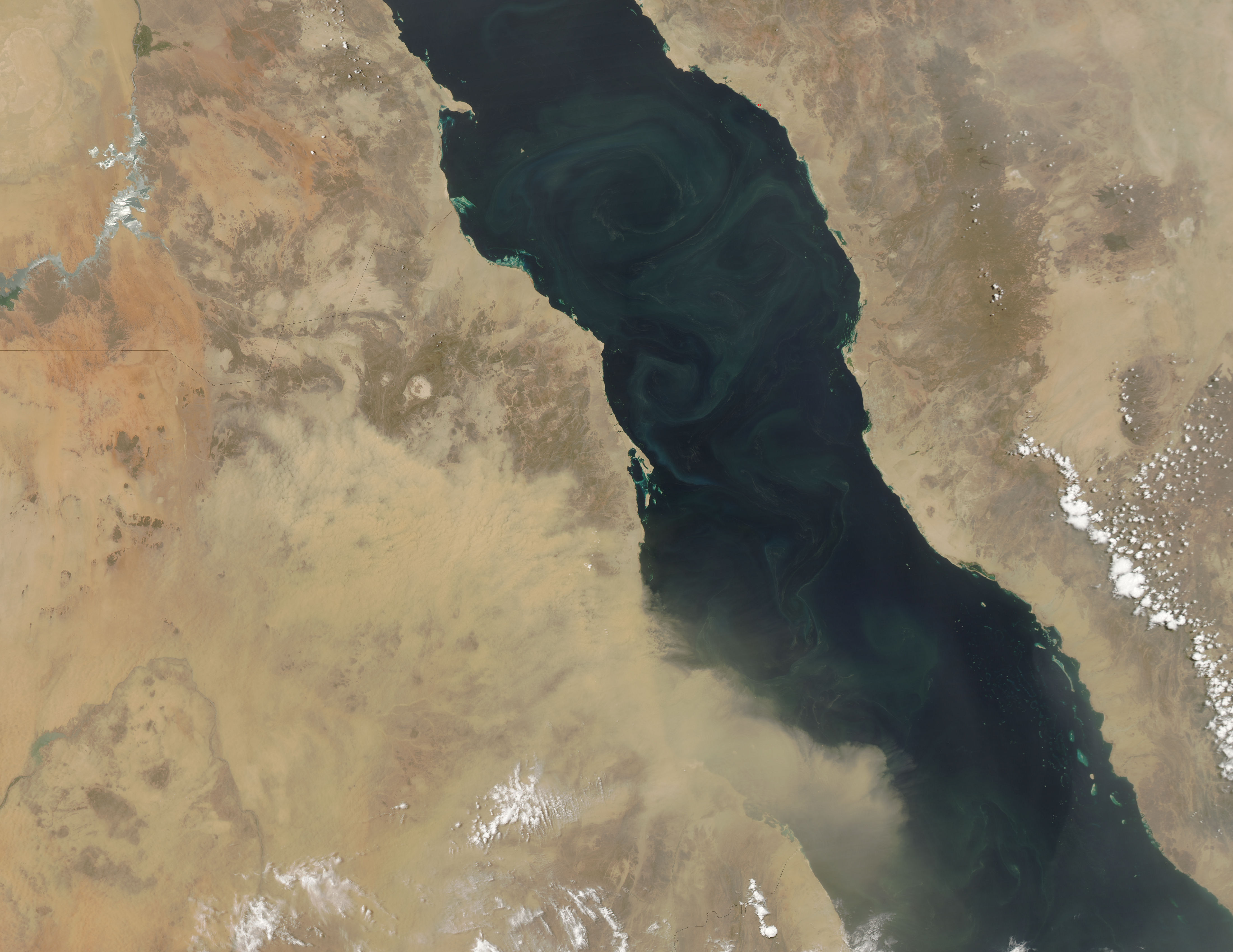 Sahara Dust Over the Red Sea - related image preview
