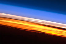 Sunset from the International Space Station