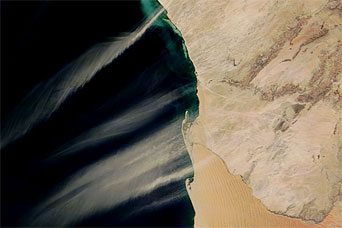 Dust and Hydrogen Sulfide along the Namibian Coast - related image preview