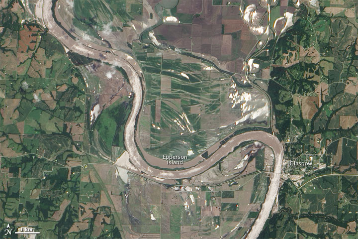 Flooding along the Missouri River