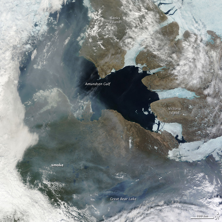 Smoke from Fires in Canada
