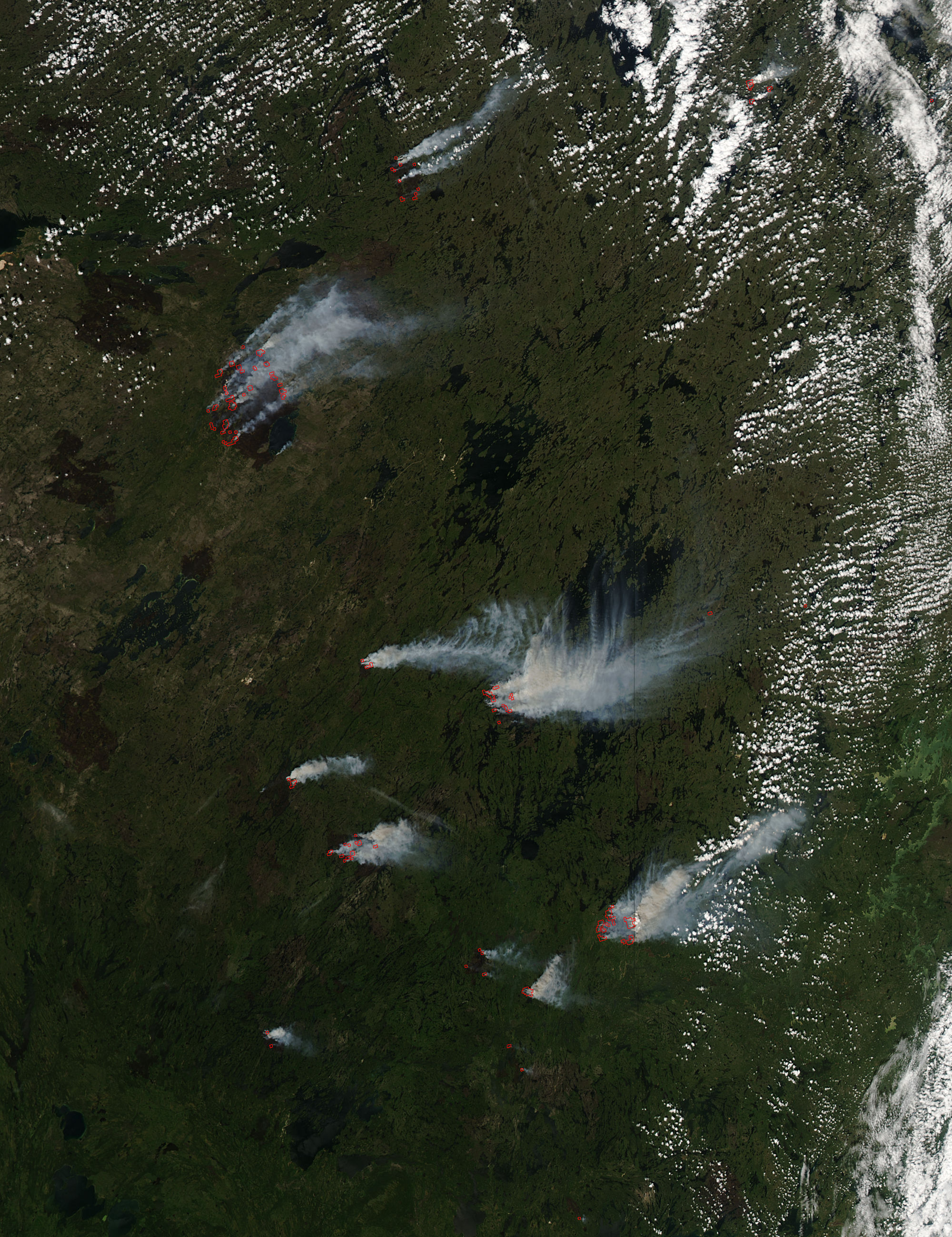 Fires in Saskatchewan, Canada - related image preview