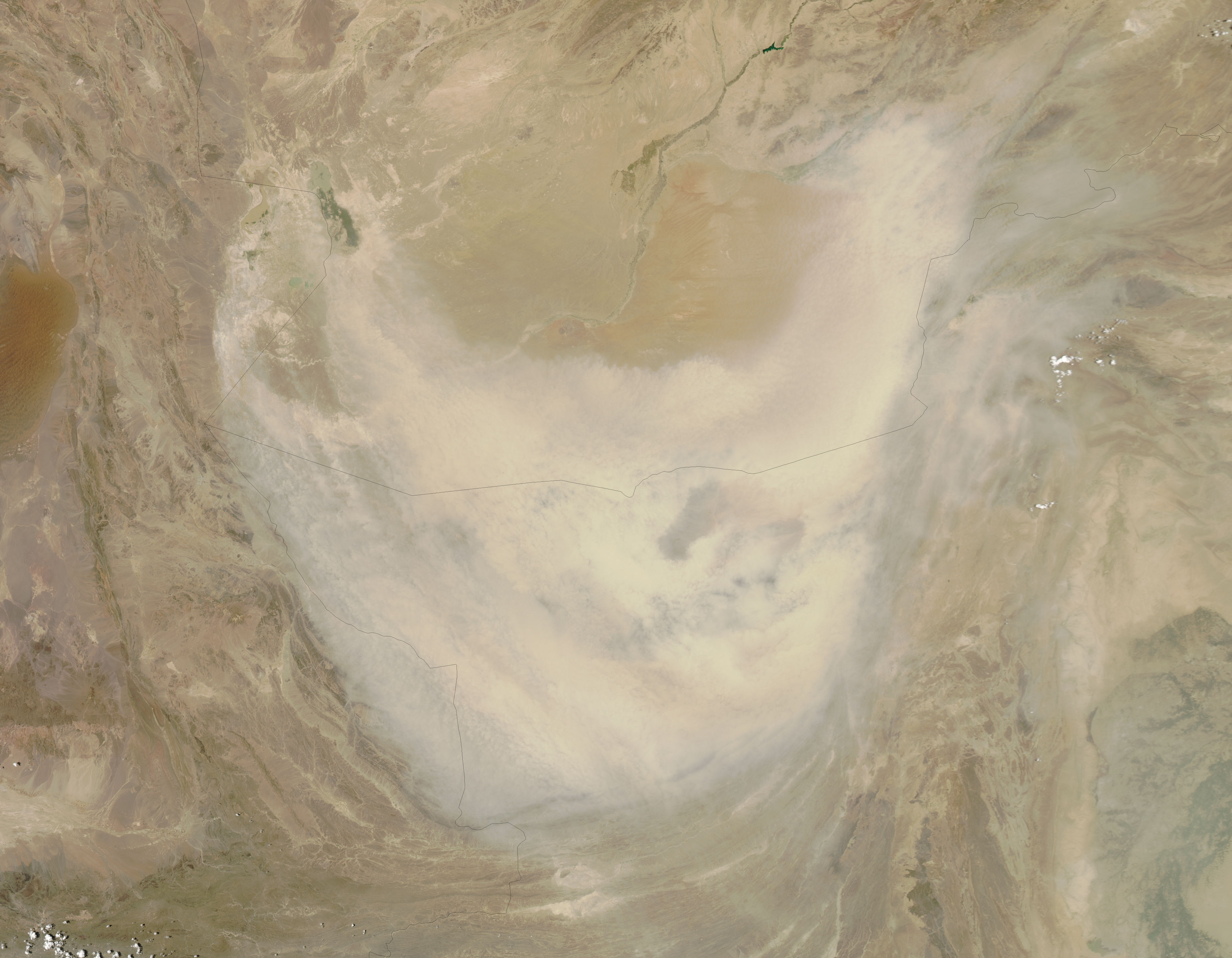 Dust Storm over Southern Afghanistan - related image preview