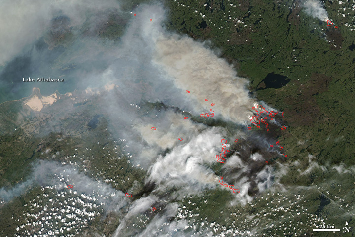 Fires in Saskatchewan