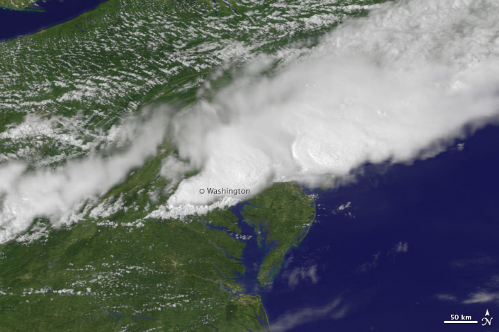 Severe Storms Strike U.S. East Coast