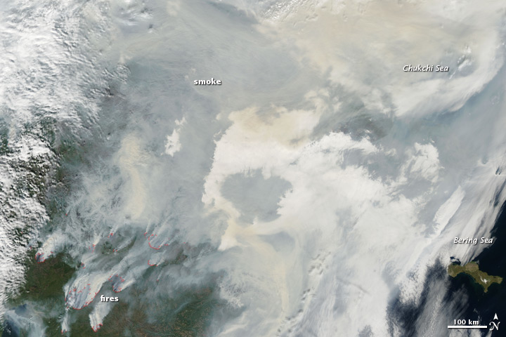 Fires in Eastern Siberia