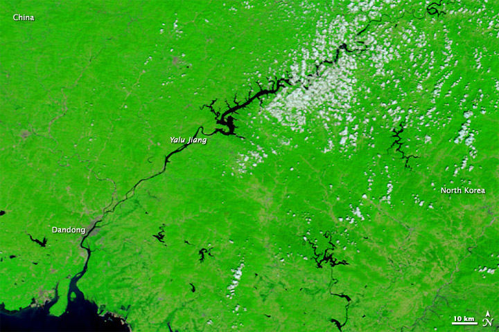 Flooding along the China-North Korea Border - related image preview