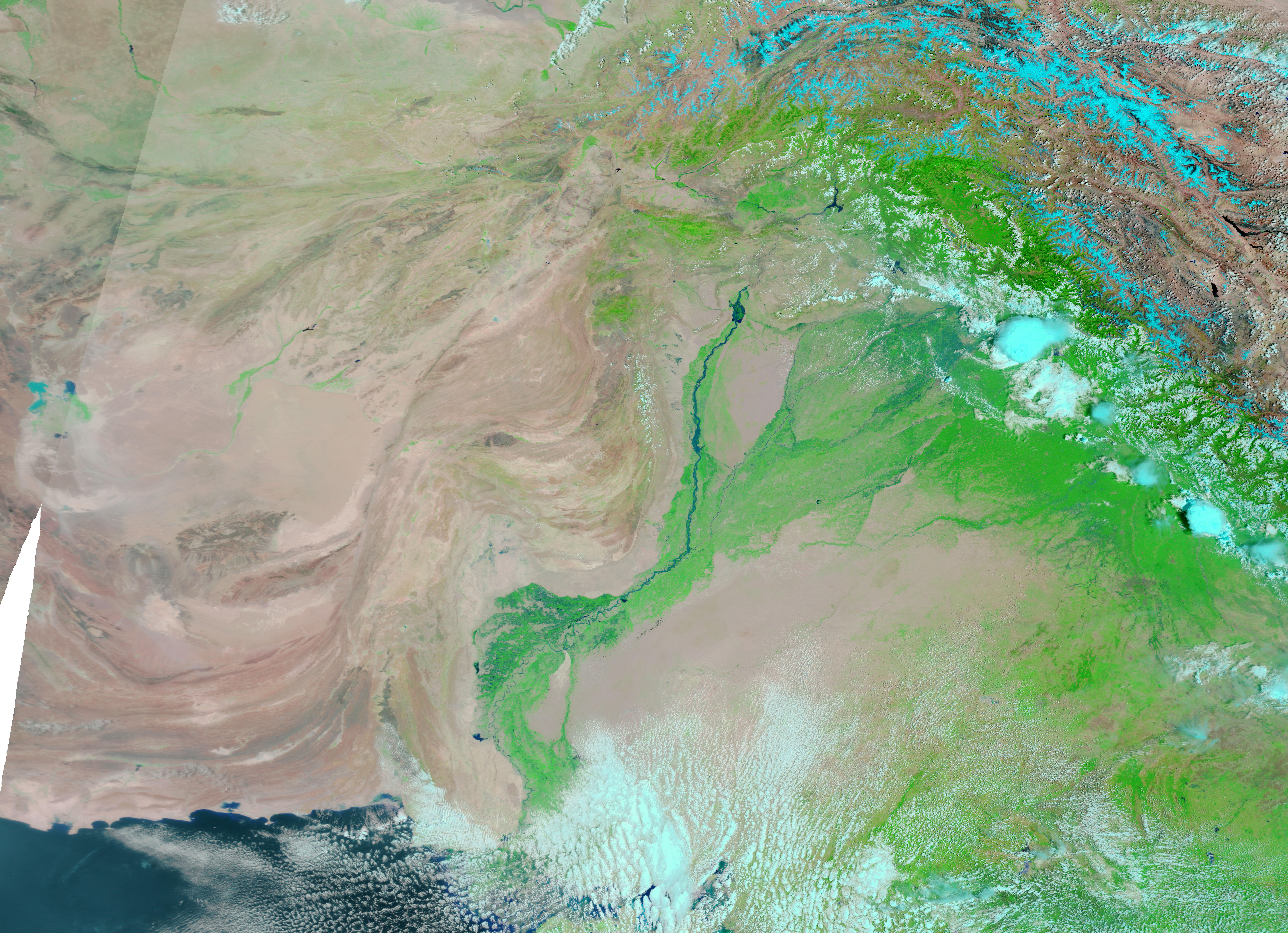 Flooding near Peshawar, Pakistan - related image preview
