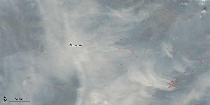 Smoke over Russia Aug. 7, 2010
