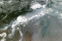Smoke over Western Russia