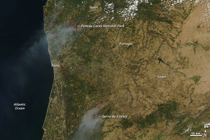Fires in Portugal