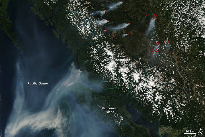 Fires in British Columbia, Canada