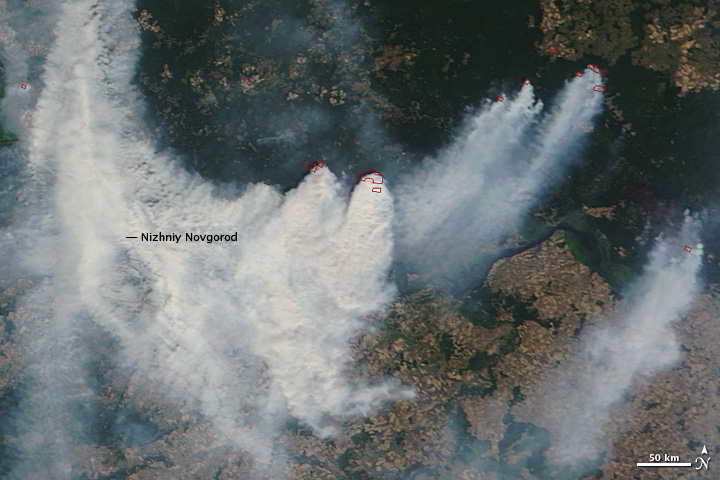 Smoke over Western Russia - related image preview