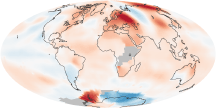 Global Temperature Anomalies, July 2010 