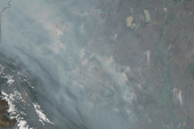 Fires in Bolivia