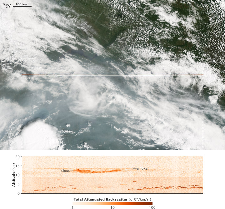 Fire Cloud over Northern Russia - related image preview