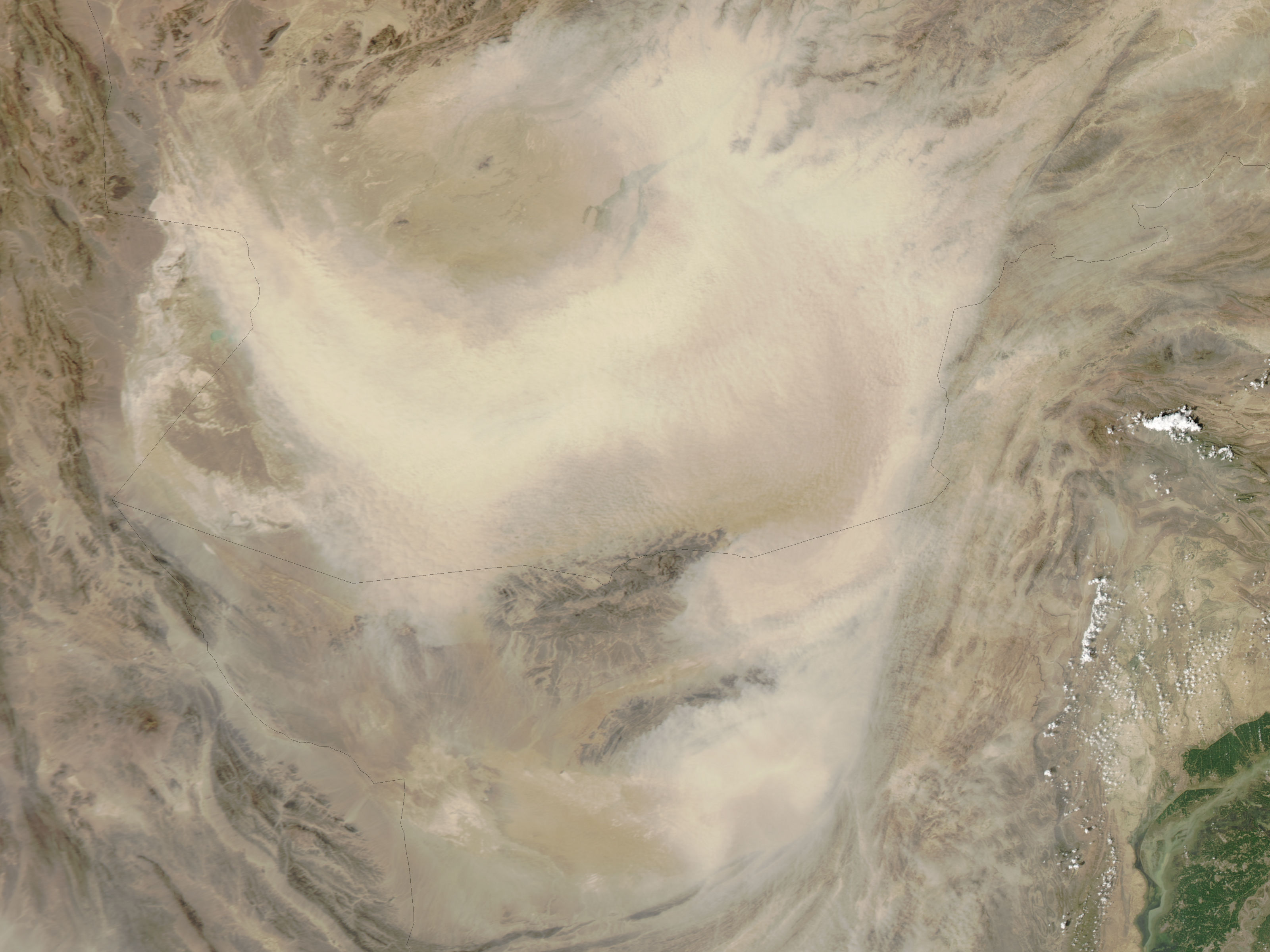Dust Storm in Afghanistan and Pakistan - related image preview