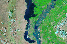 Rising Waters in Manchhar Lake