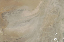 Dust Storm in Afghanistan and Pakistan