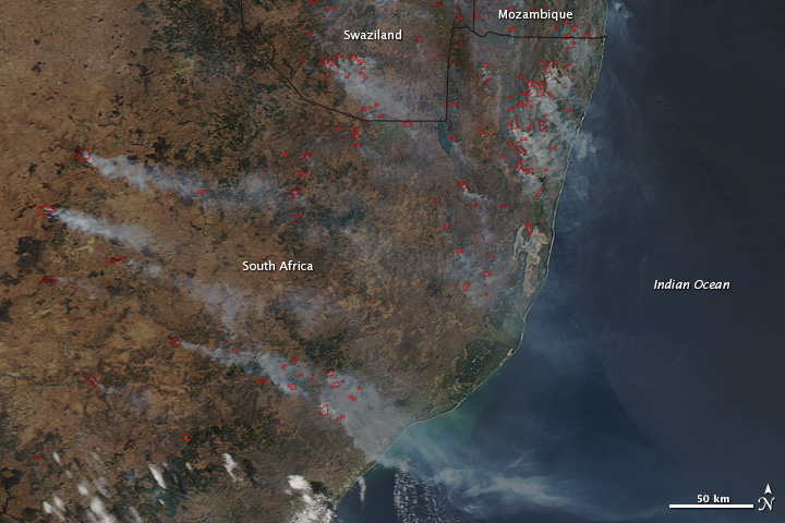 Seasonal Fires in Southern Africa - related image preview