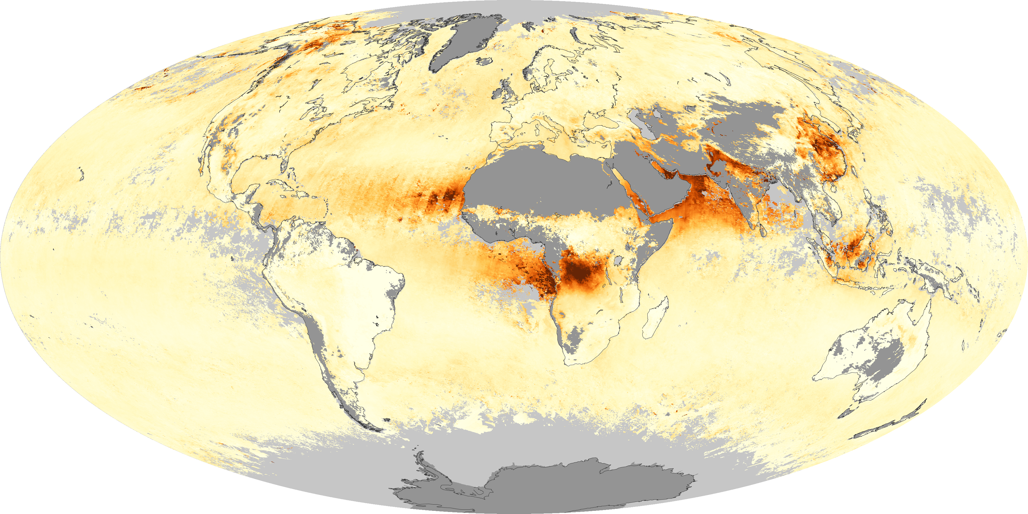 Drought and Air Quality in August 2010 - related image preview