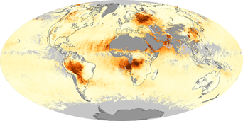 Drought and Air Quality in August 2010 - related image preview