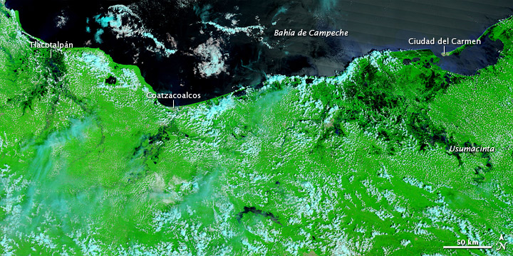 Flooding in Southern Mexico