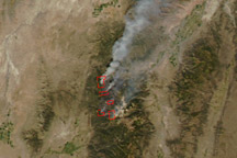 Twitchell Canyon Fire, Utah
