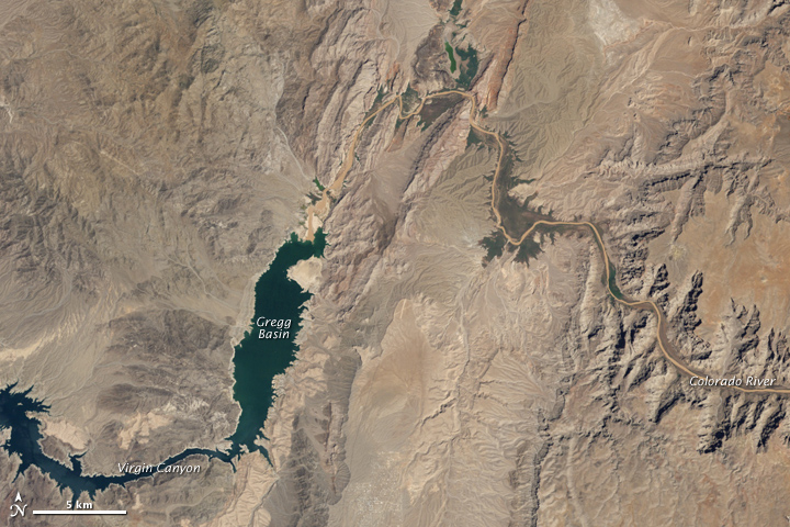 Water Level Changes in Lake Mead