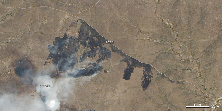 Fires in Southern Kruger National Park