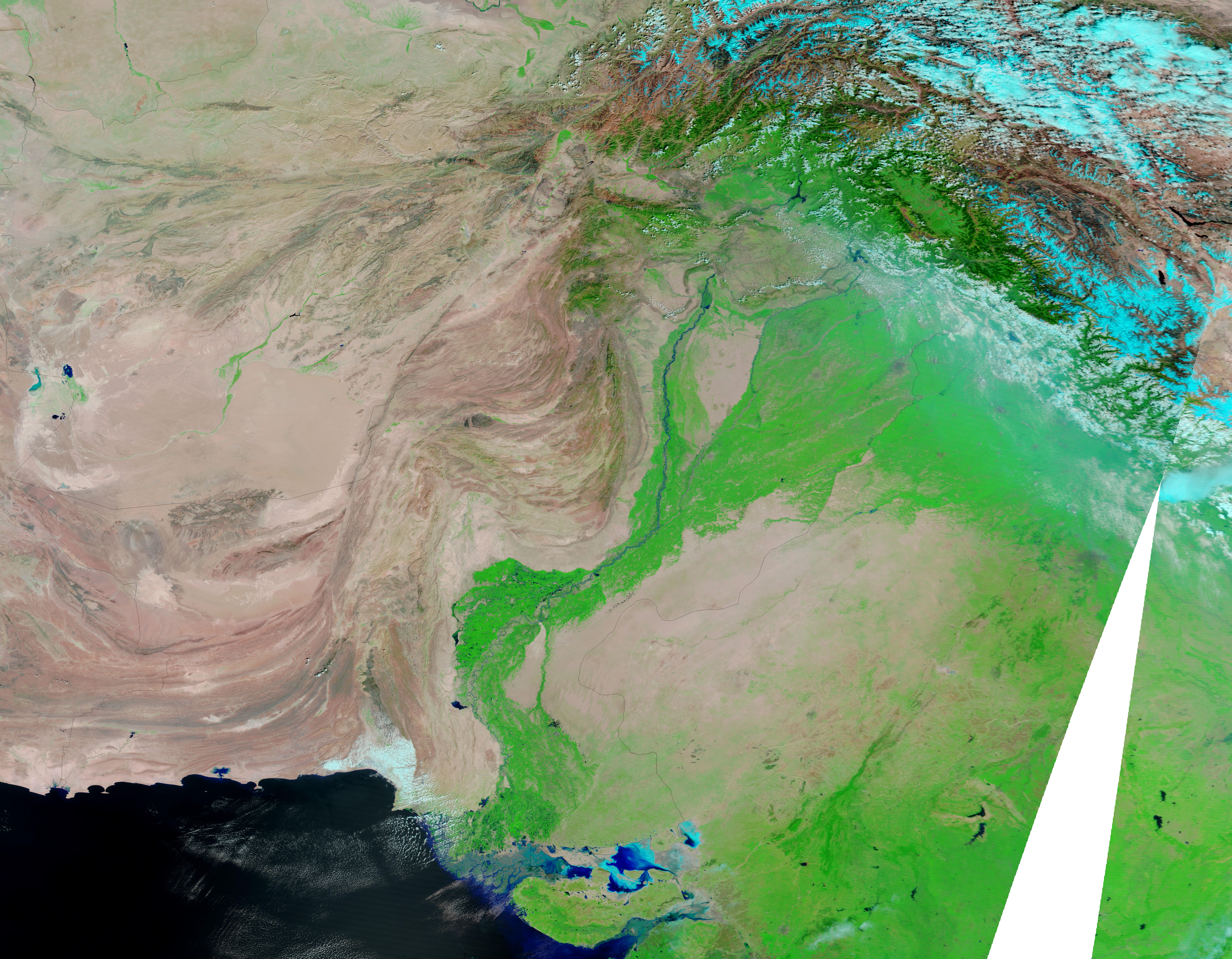 High Waters along the Pakistan-India Border - related image preview