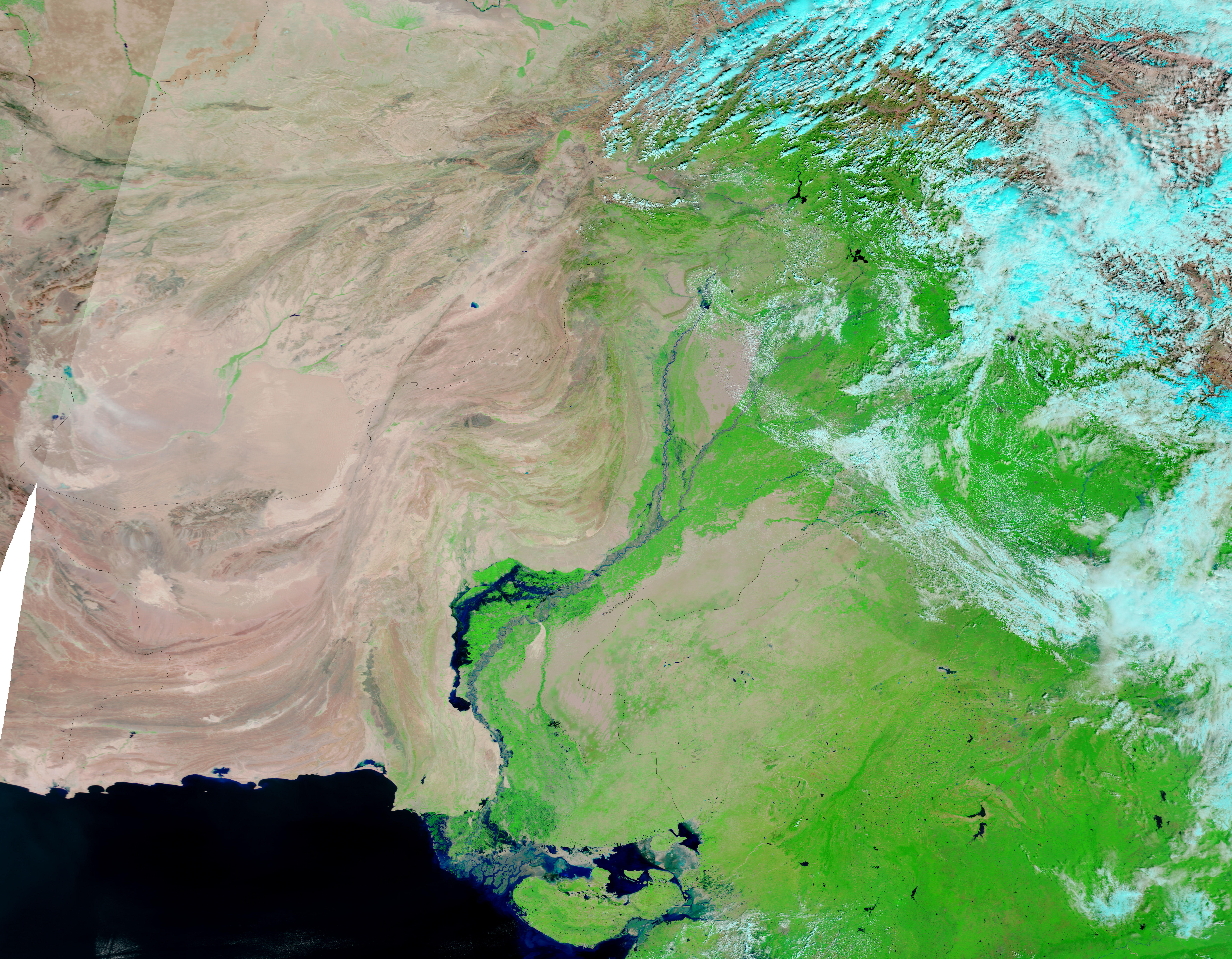 High Waters along the Pakistan-India Border - related image preview