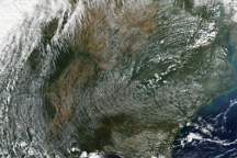 High Pressure Cloud Patterns, Eastern U.S.