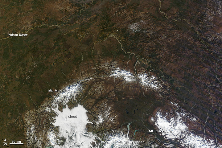 Snowy Peaks and Fall Colors in Alaska - related image preview