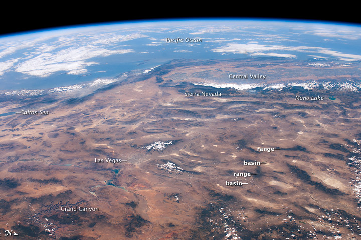 ISS View of the Southwestern USA