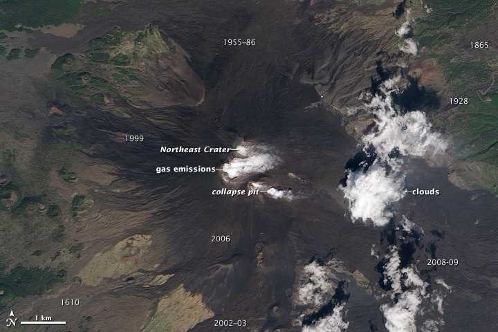 Steaming Mount Etna