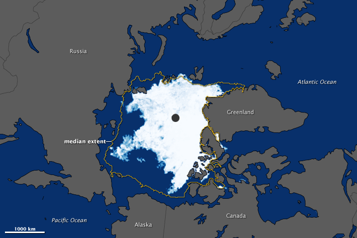 Arctic Sea Ice Minimum for 2010