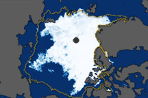 Arctic Sea Ice Minimum for 2010 - selected child image