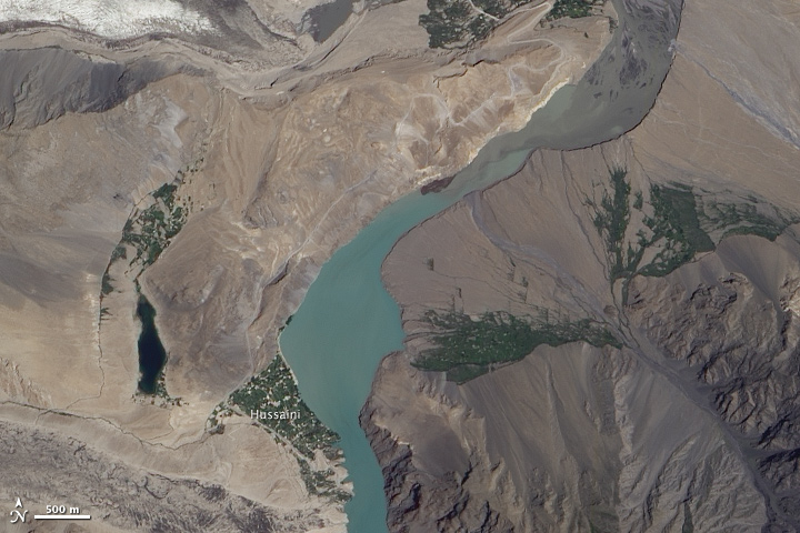 Landslide Lake in Northwest Pakistan