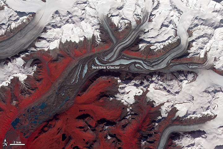 Susitna Glacier, Alaska