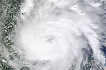 Hurricane Richard off Belize