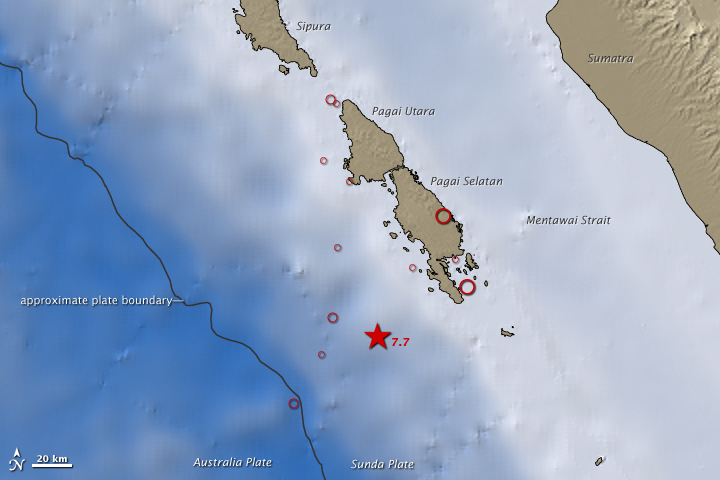 7.7 Magnitude Quake off Sumatra