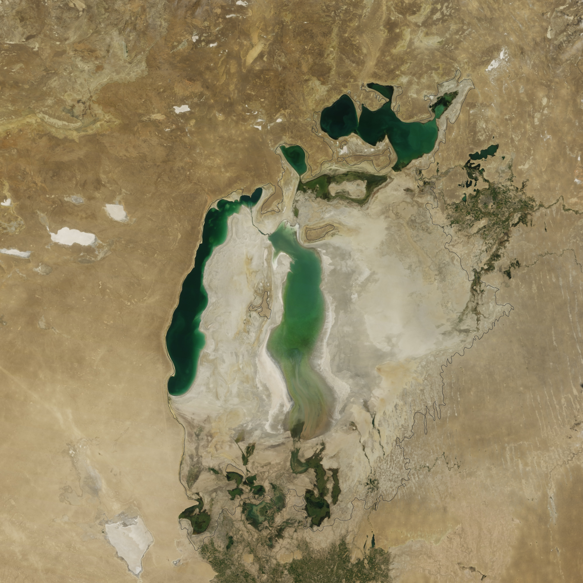 The Shrinking Aral Sea Recovers - related image preview
