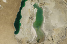 The Shrinking Aral Sea Recovers