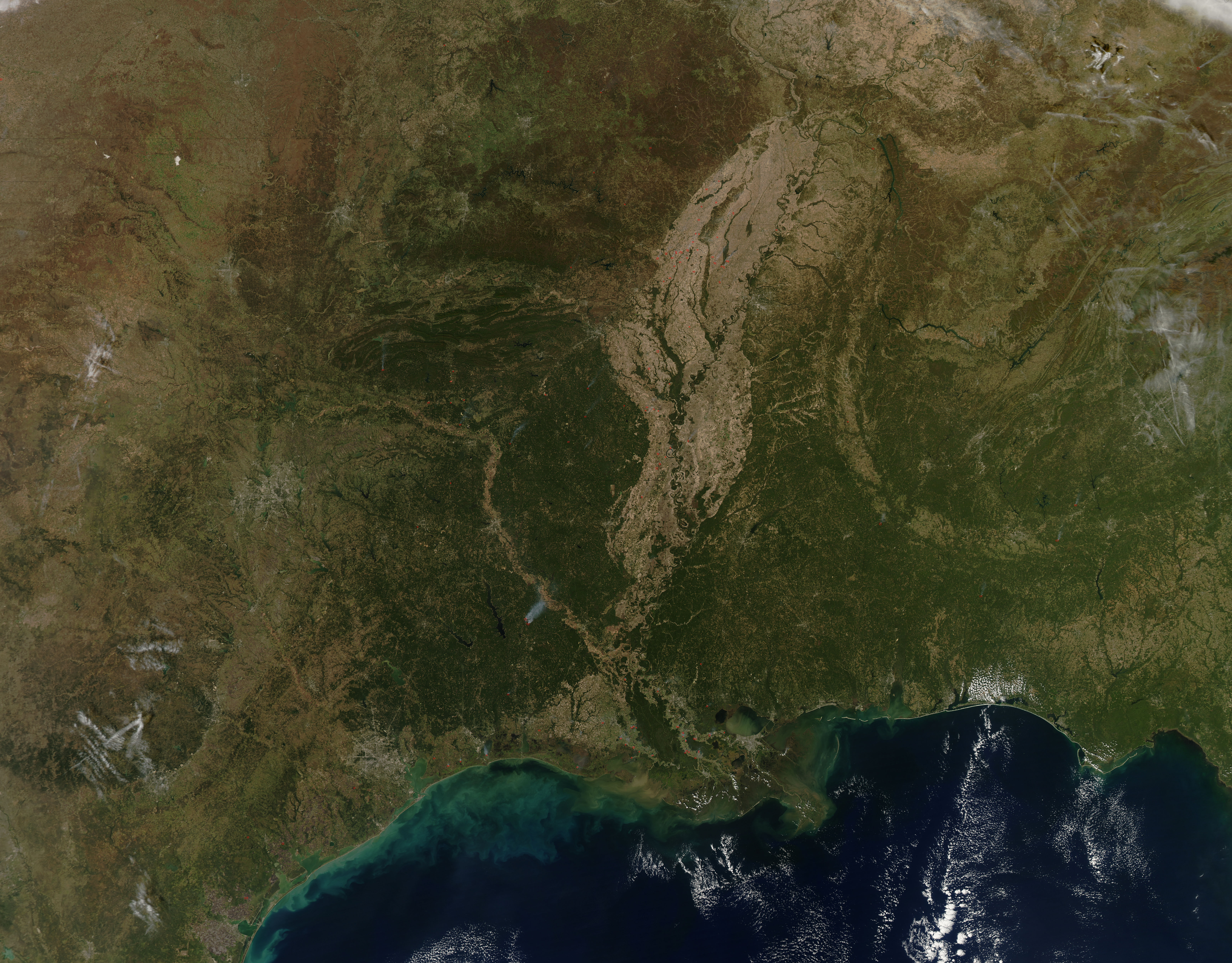 Fires in Louisiana and Arkansas - related image preview