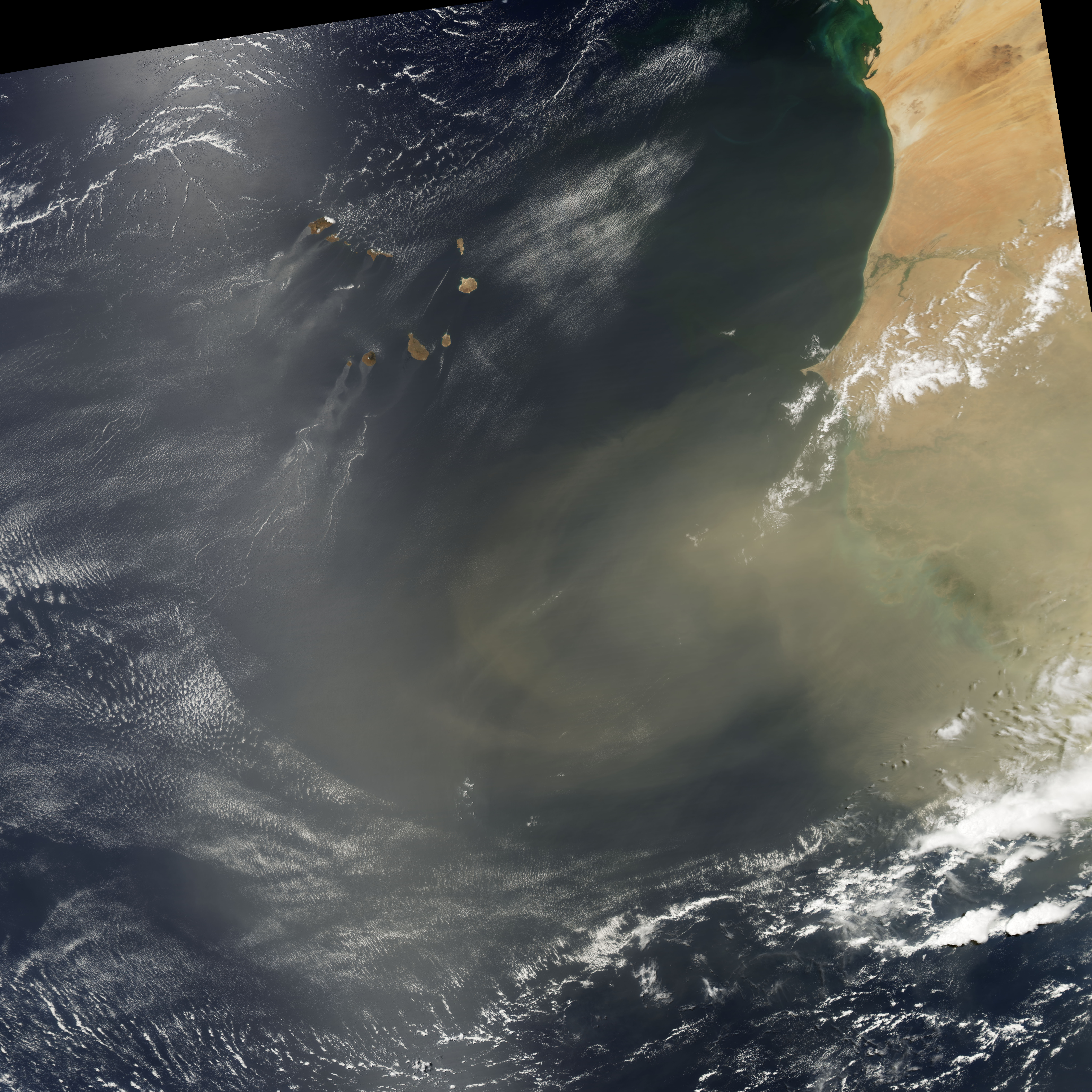 Dust blowing out of West Africa - related image preview